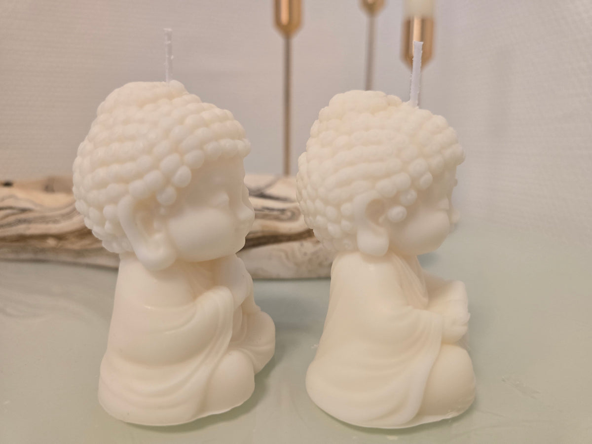 Little Buddha Duo – Geurkaarsenset Vanille | 2 stuks