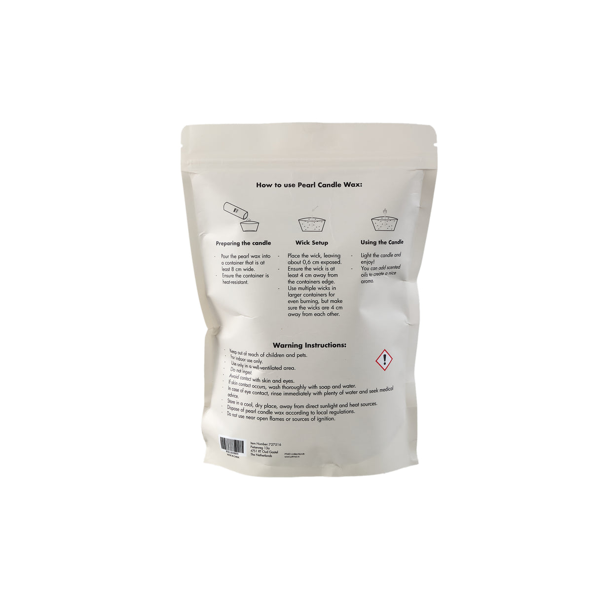 PTMD Kaarsenzand – herbruikbare waxparels, 500 gram - groen