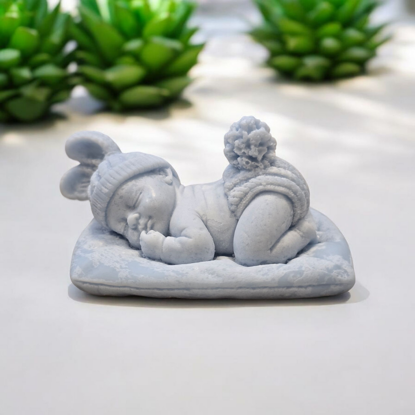 Schlafendes Baby – Zärtlichkeit in Wachs