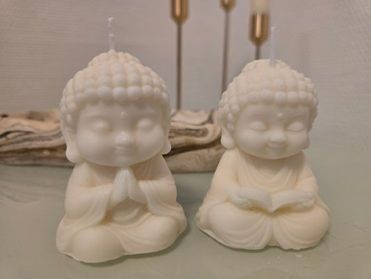 Little Buddha Duo – Geurkaarsenset Vanille | 2 stuks
