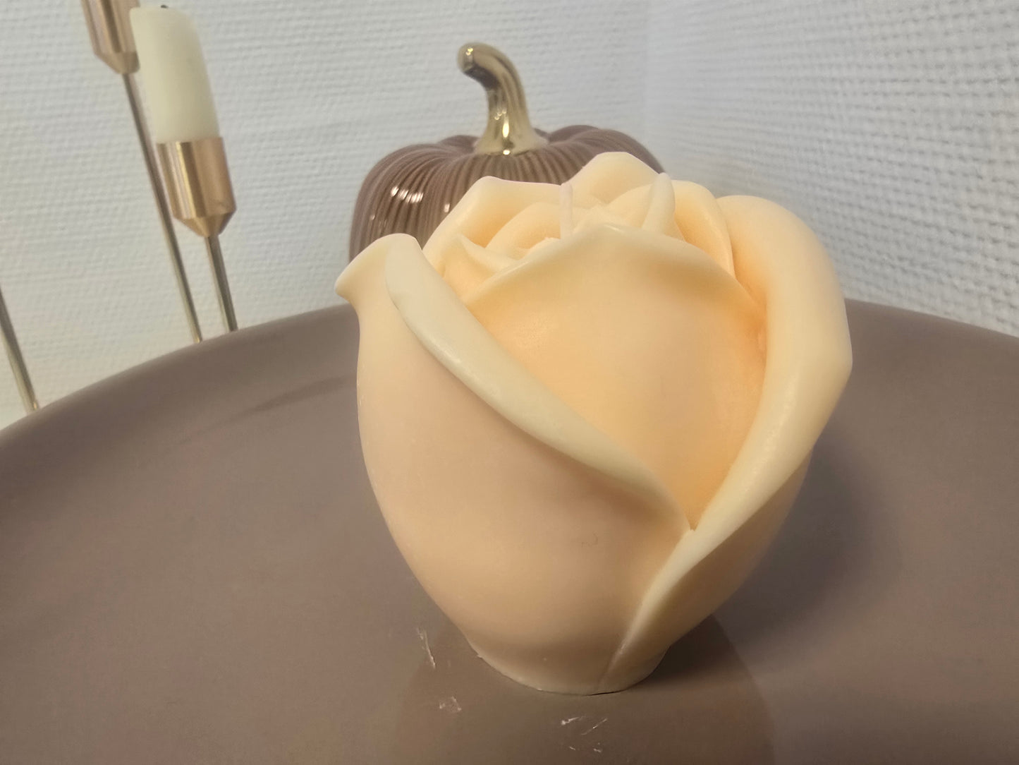 Rosé Amour – Elegante Bloemkaars