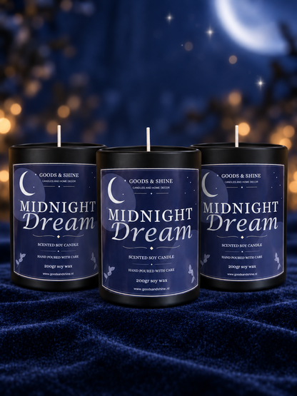 🌙 Midnight Dream – Scented Soy Candle